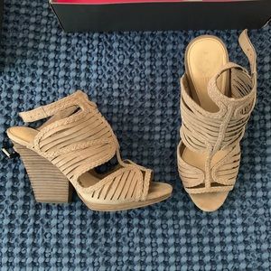 Vince Camuto Jamie Cashmere True Suede Heeled Sandals